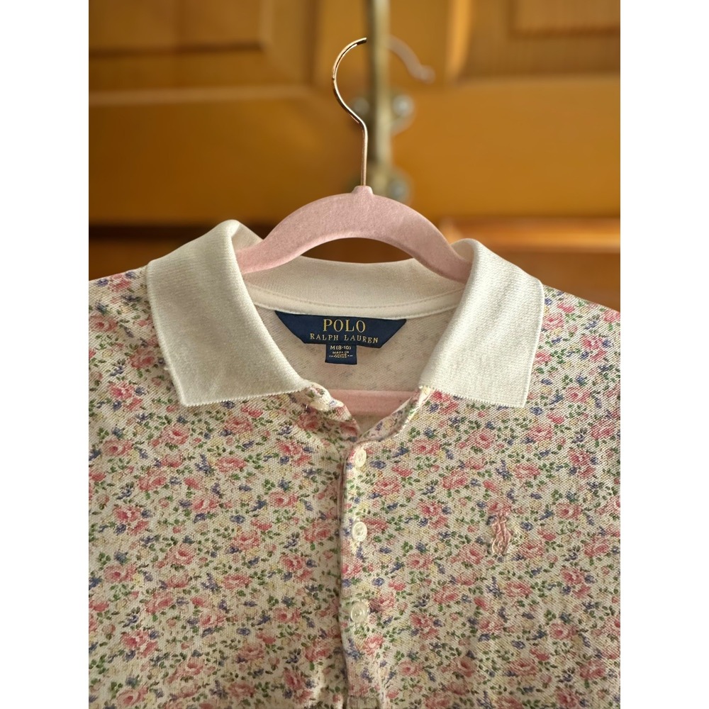 SHIPS TODAY 🎁 Ralph Lauren Girls M Medium 8-10‎ Dress Short Sleeve Floral Dress - Picture 4 of 8